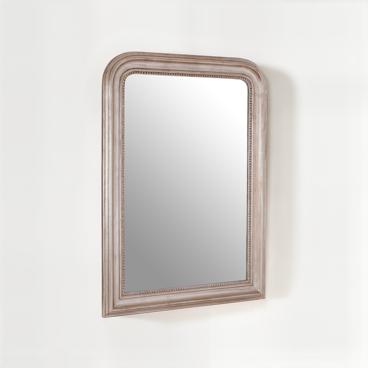 Gaia Silver Wood Wall Mirror