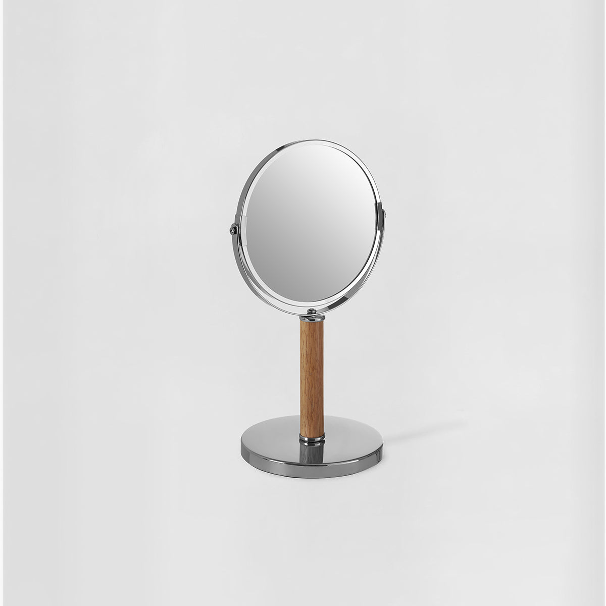 Cassini Iron And Rubberwood Table Mirror