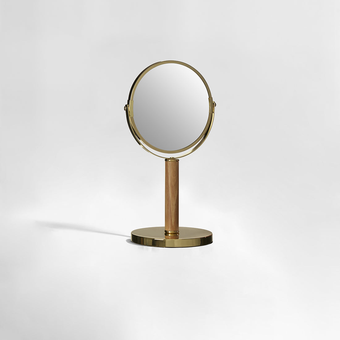 Cassini Gold Finish Iron Table Mirror