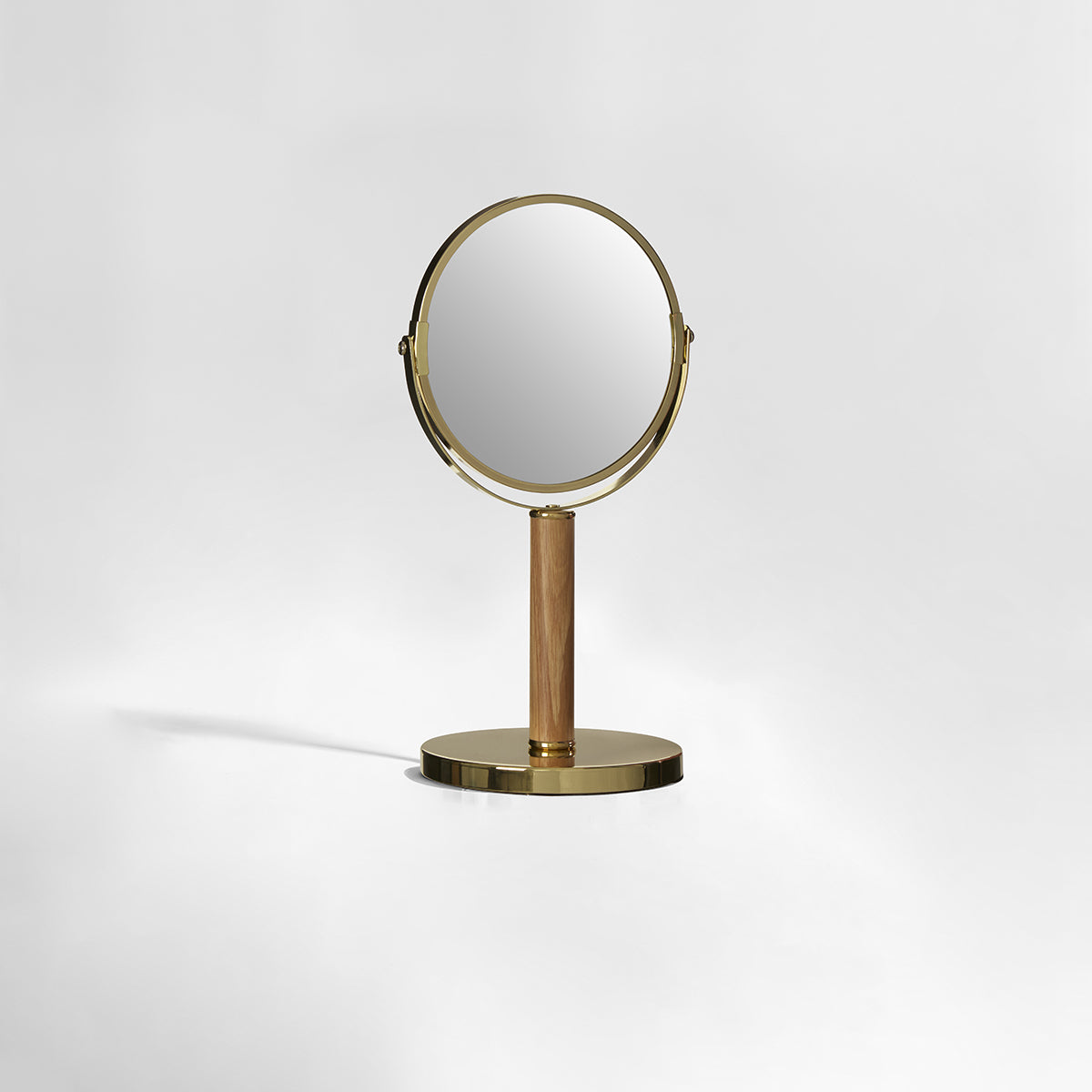 Cassini Gold Finish Iron Table Mirror