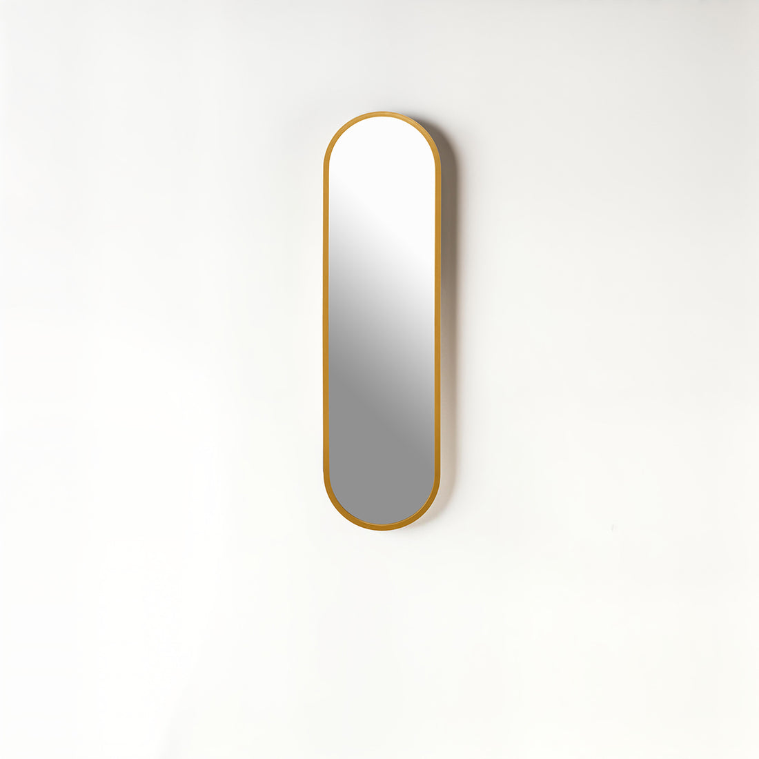 Avento Gold Rounded Edge Wall Mirror