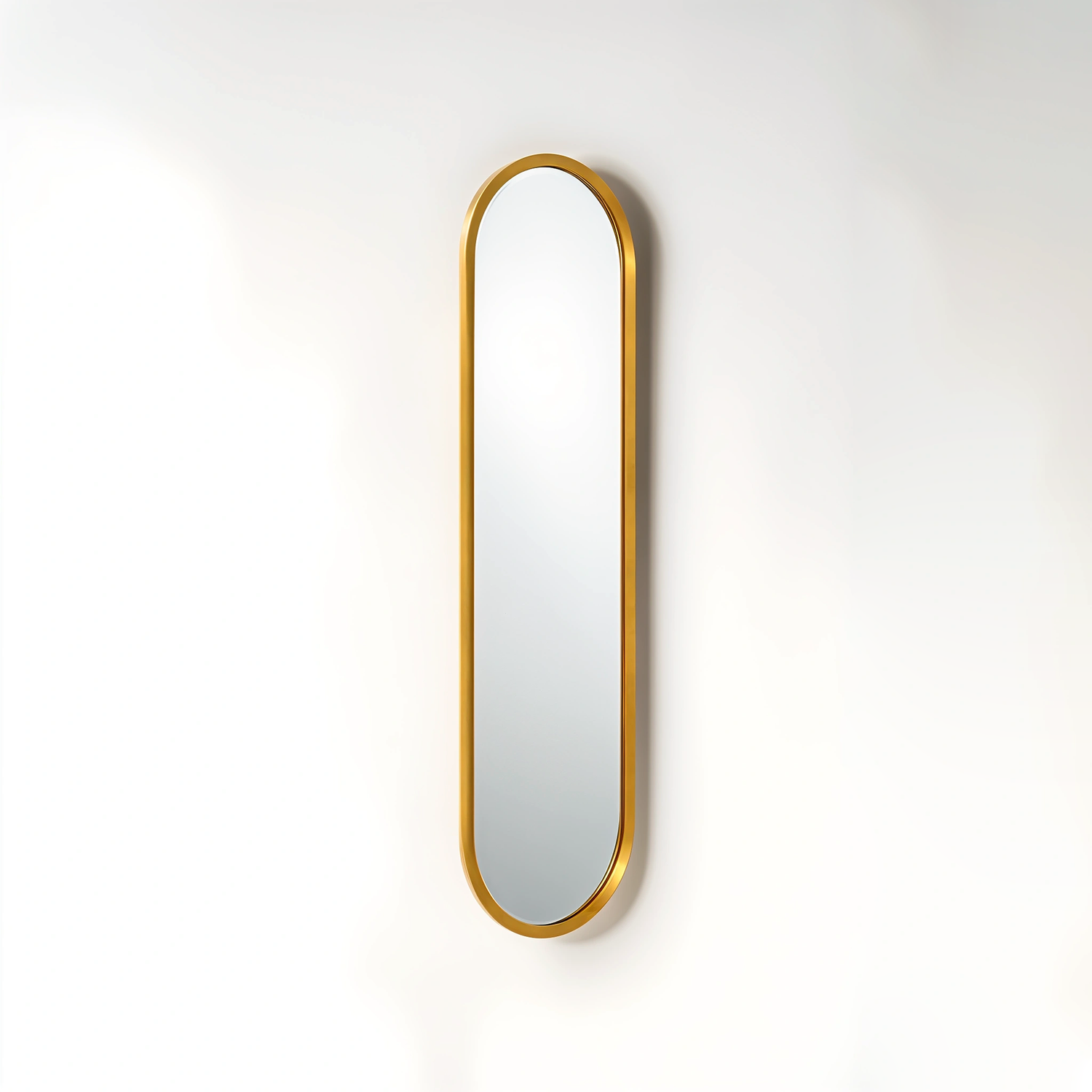 Avento Gold Rounded Edge Wall Mirror