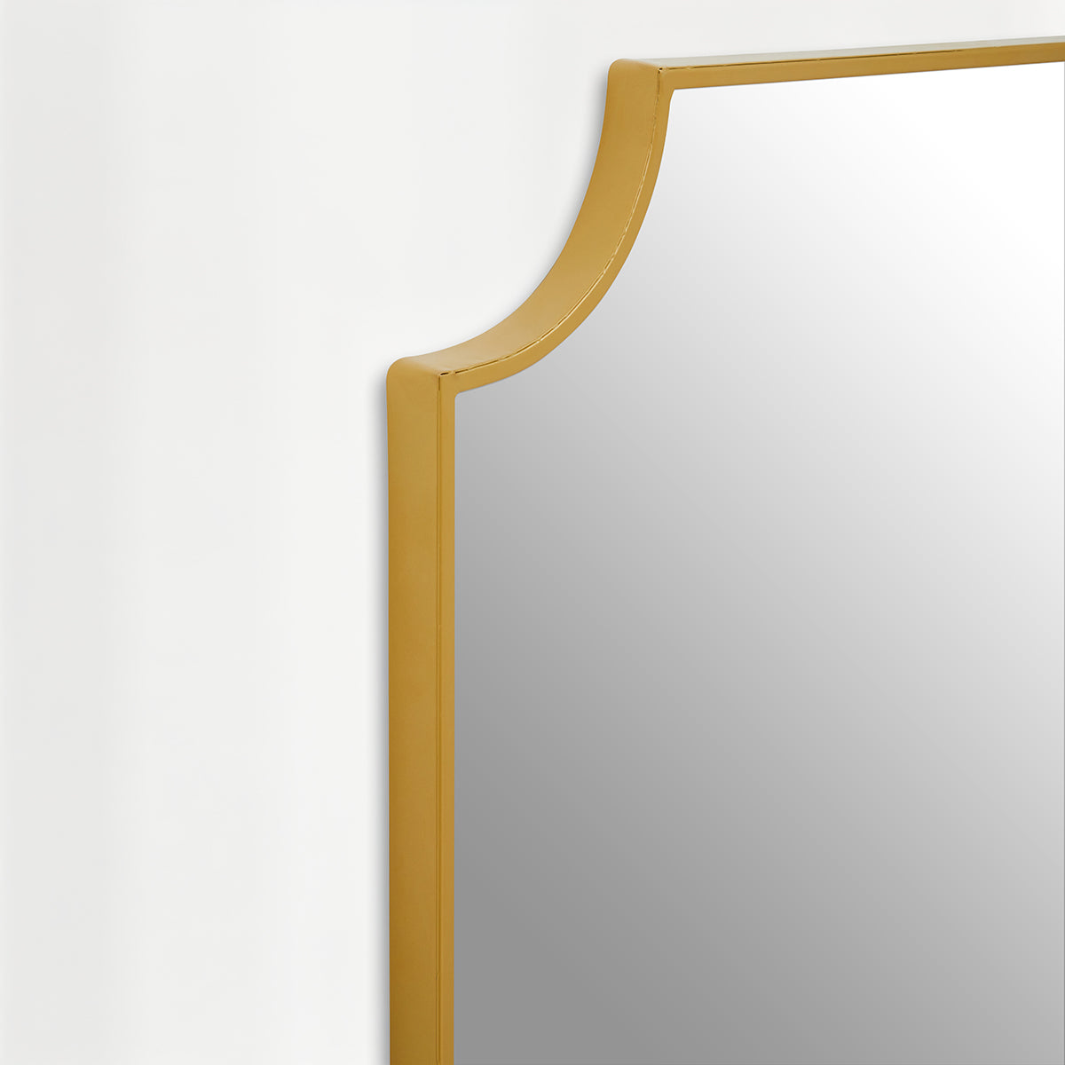 Avento Gold Inverted Corners Mirror