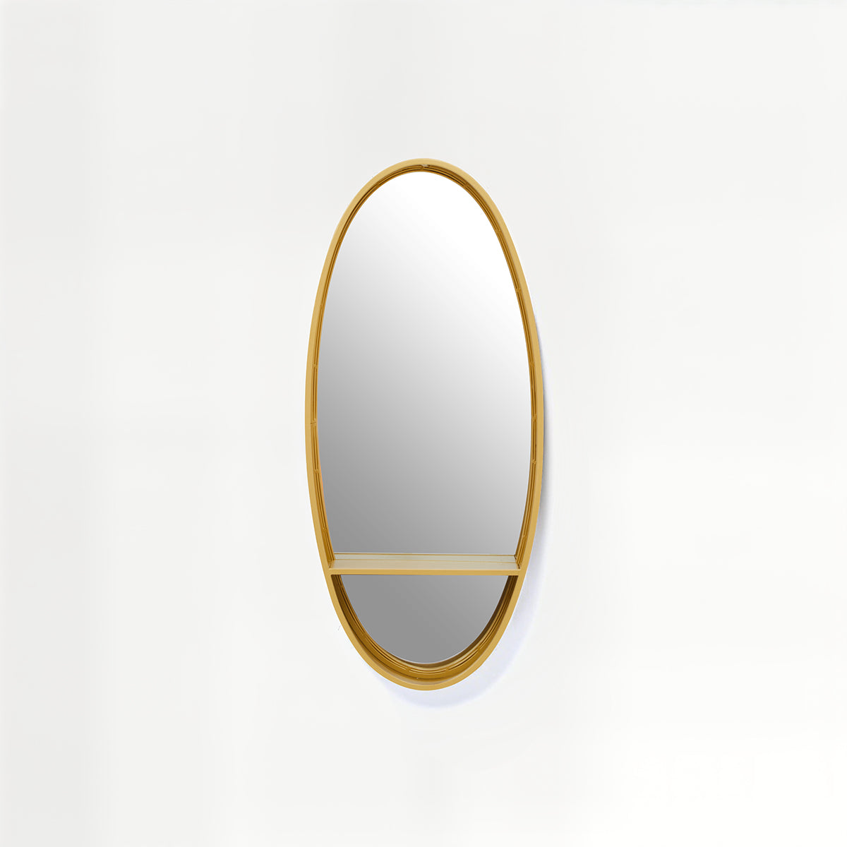 Avento Gold Oval Wall Mirror