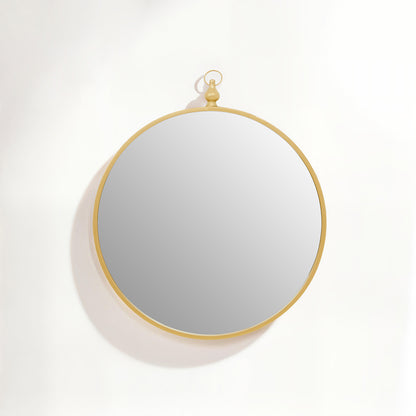 Avento Gold Mirror With Circular Hook