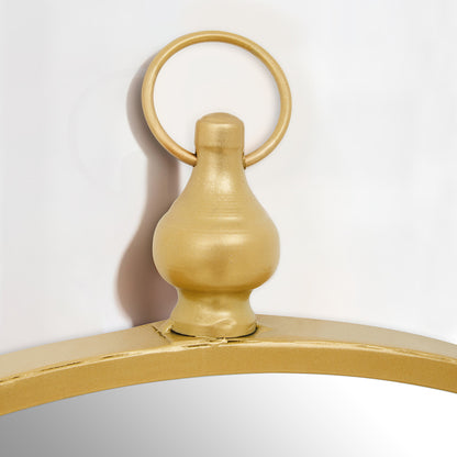 Avento Gold Mirror With Circular Hook