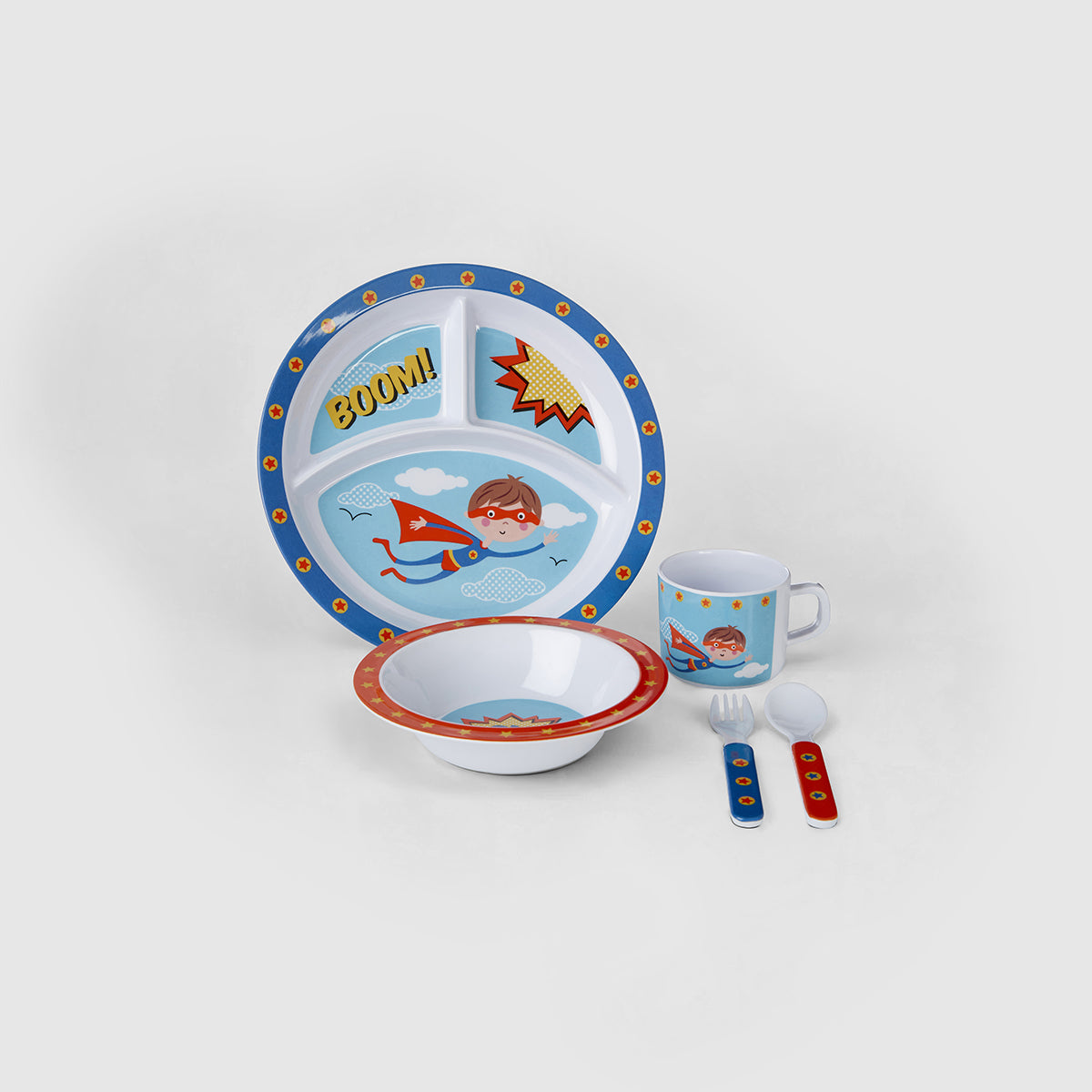 Mimo Kids Super Rupert Dinner Set