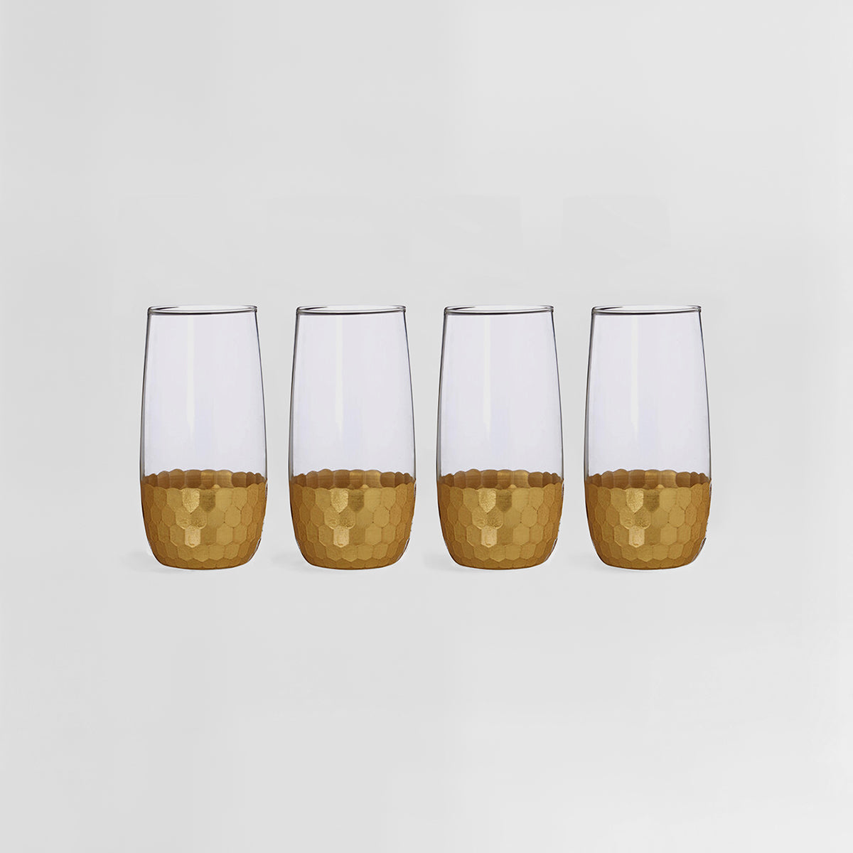 Set Of Four Astrid High Ball Glasses