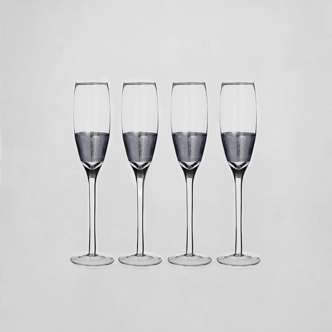 Set Of Four Apollo Champagne Glasses