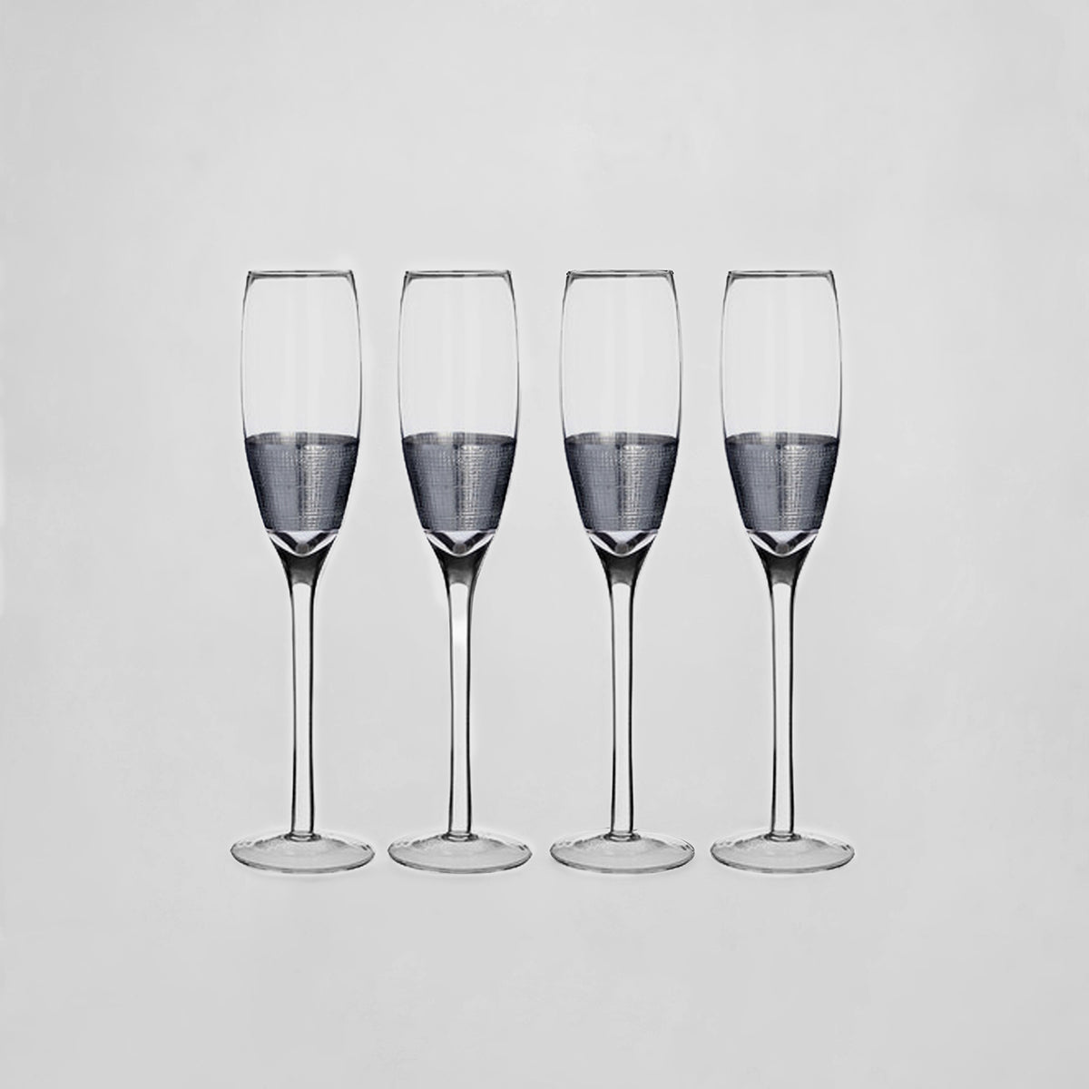 Set Of Four Apollo Champagne Glasses