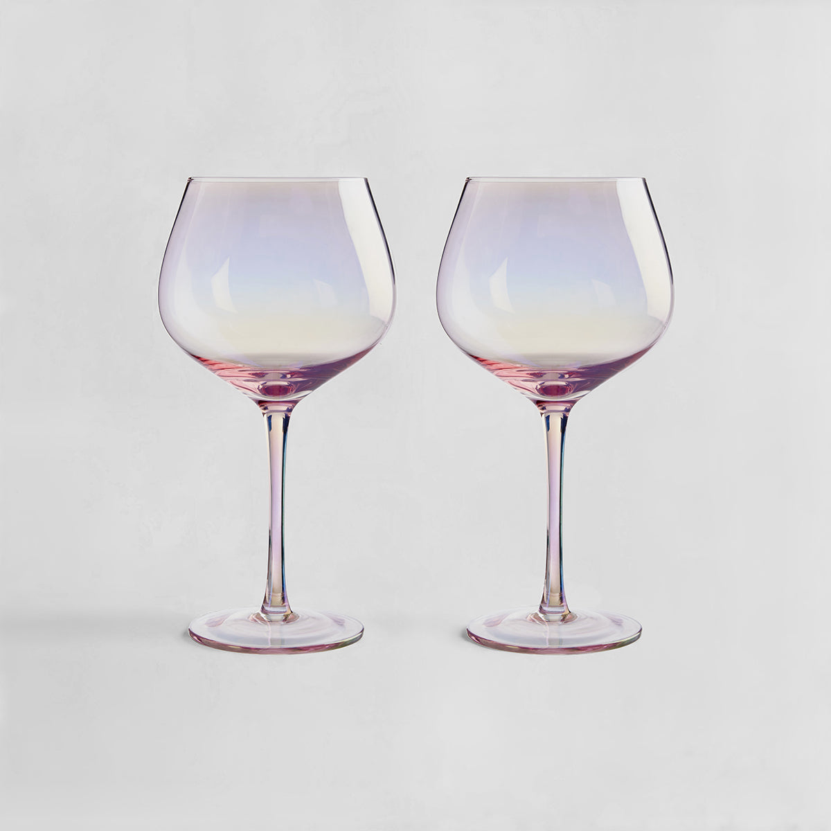 Frosted Deco Set Of 2 Gin Glasses