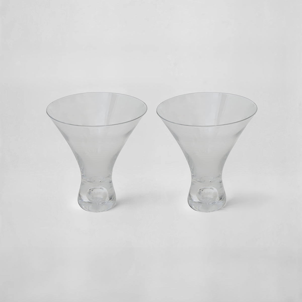 Mila Set Of 2 Clear Cocktail Glasses 330ml