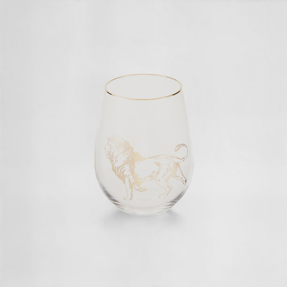 Nomi Gold Lion Curved Tumbler