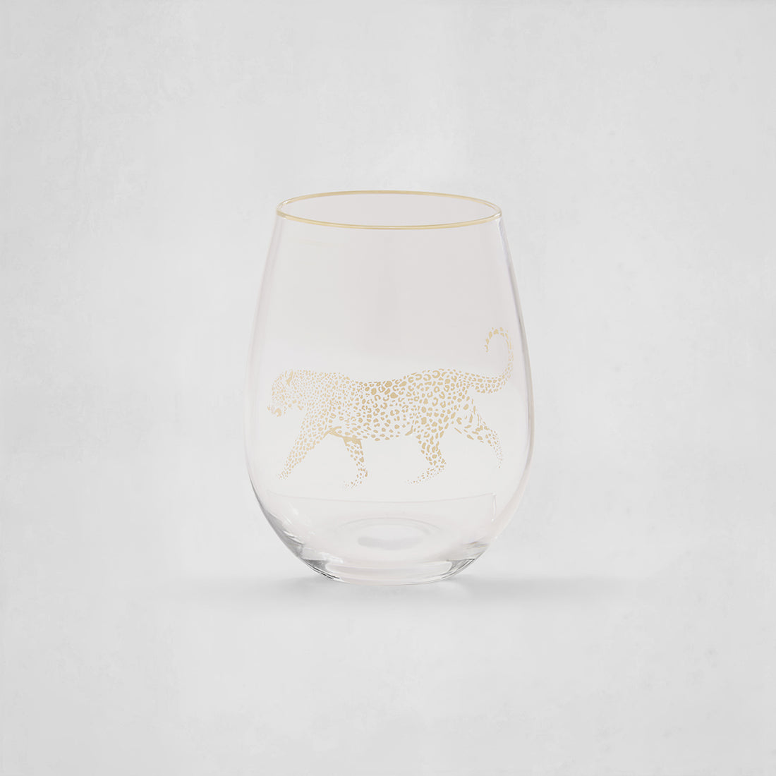 Nomi Gold Leopard Curved Tumbler