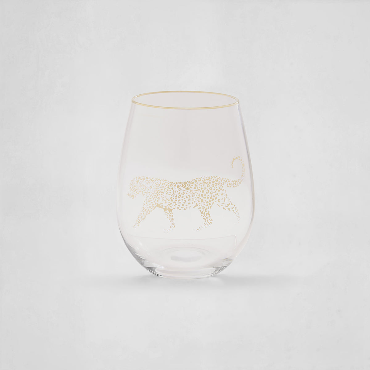 Nomi Gold Leopard Curved Tumbler