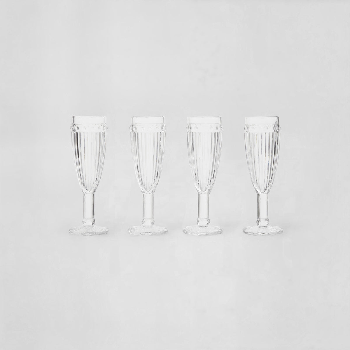 Auclair Set Of Four Champagne Glasses