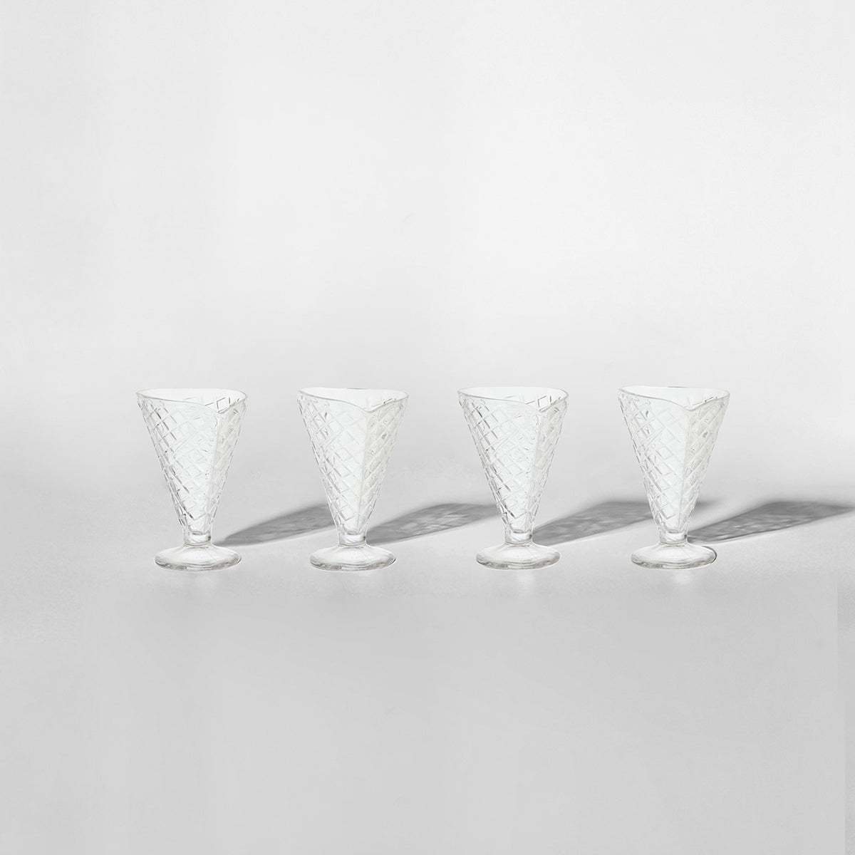 Set Of Four Torta Tapered Sundae Dishes