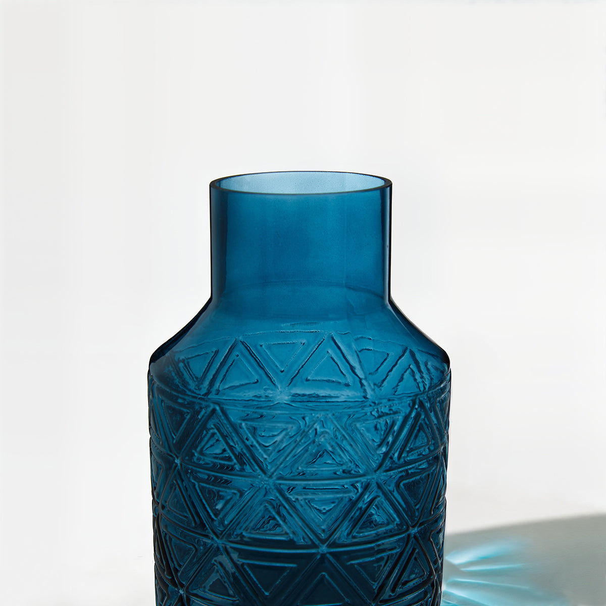 Dakota Blue Glass Vase