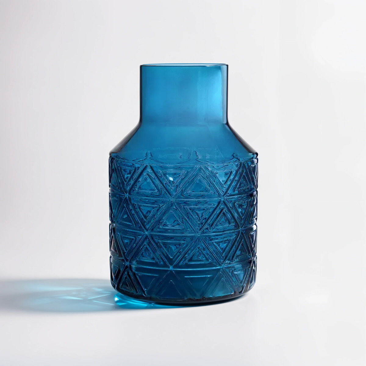 Dakota Blue Glass Vase