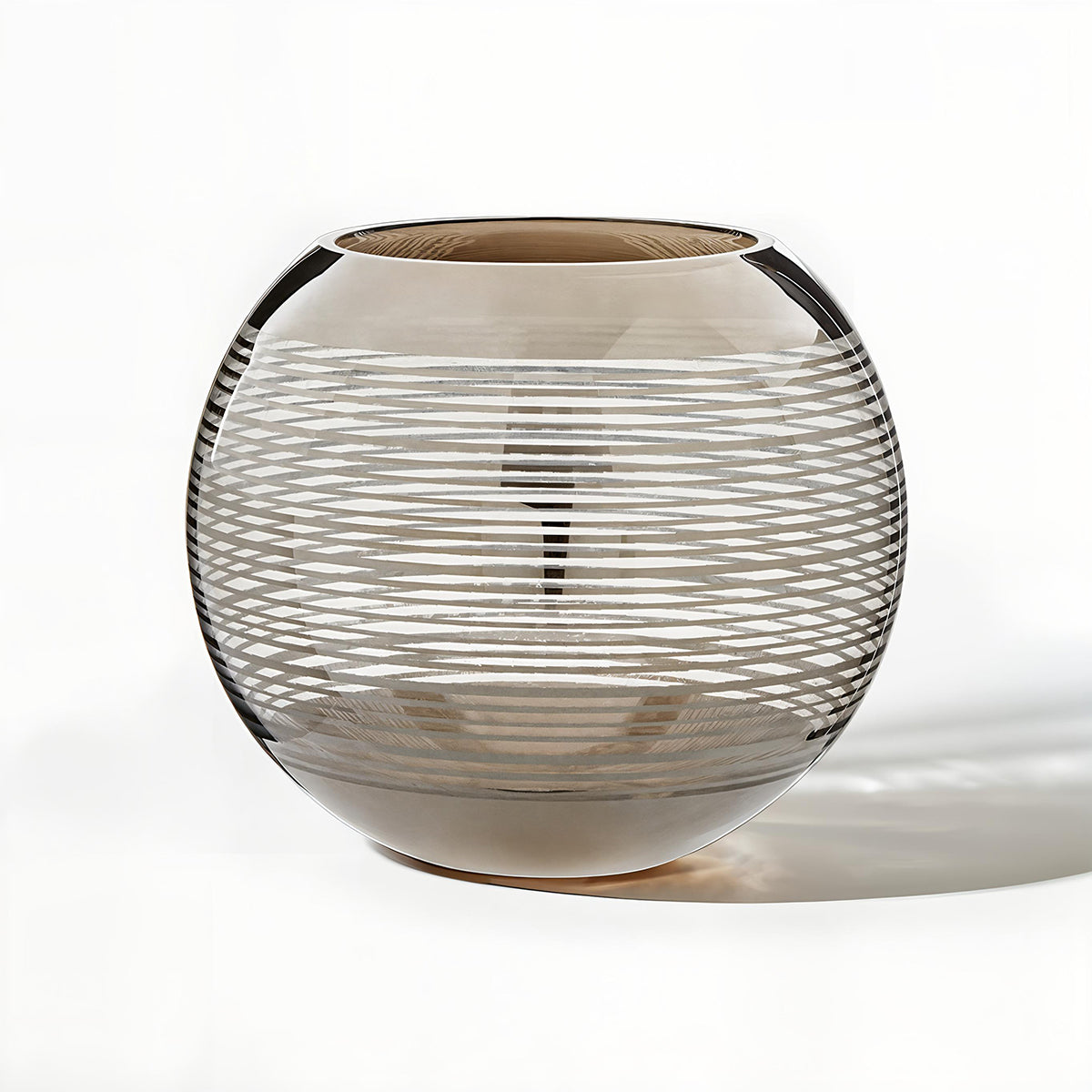 Raya Large Rounded Glass Vase