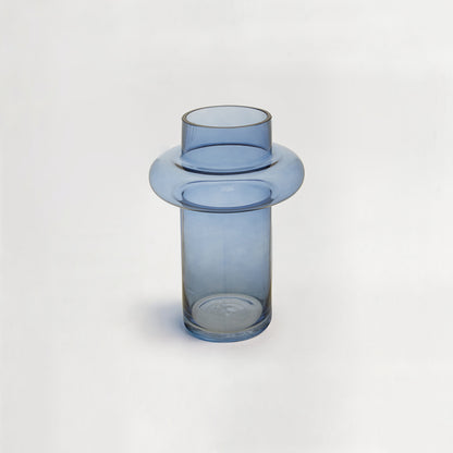 Cabrina Large Blue Glass Vase