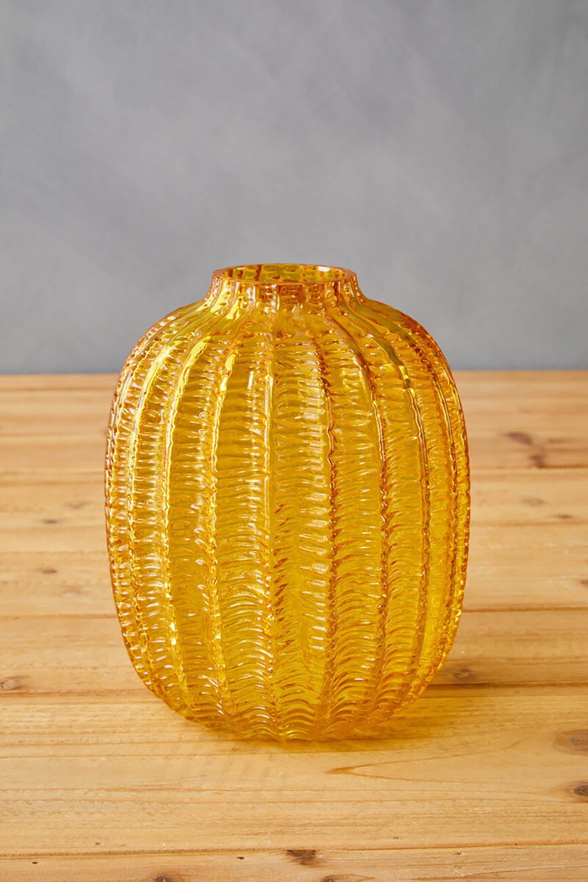 Bionda Small Yellow Glass Vase