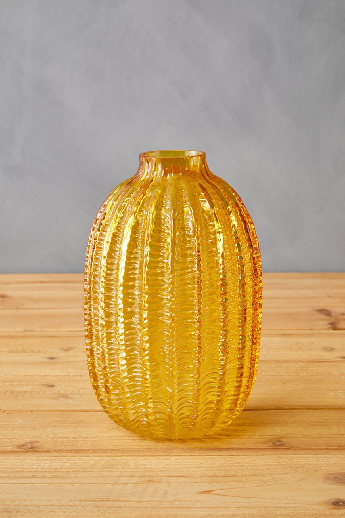 Bionda Large Yellow Glass Vase