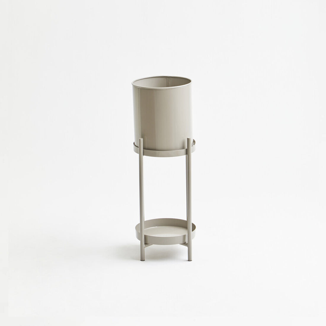 Asher Two Tier Grey Plant Stand