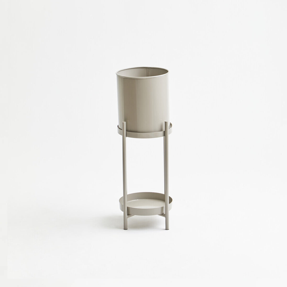 Asher Two Tier Grey Plant Stand