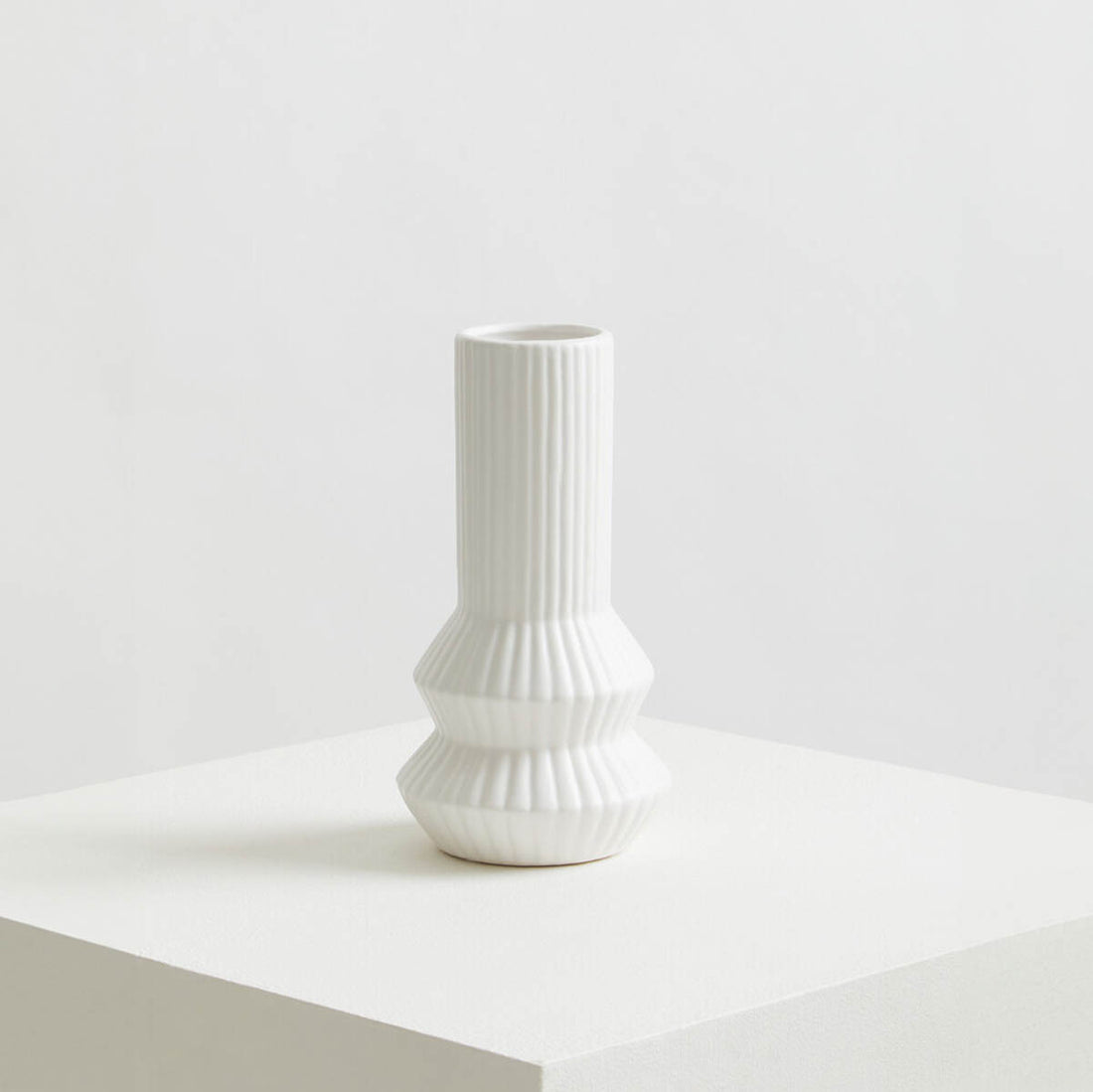 Fabia White Vase