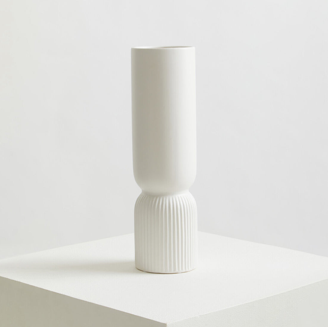 Fia White Vase