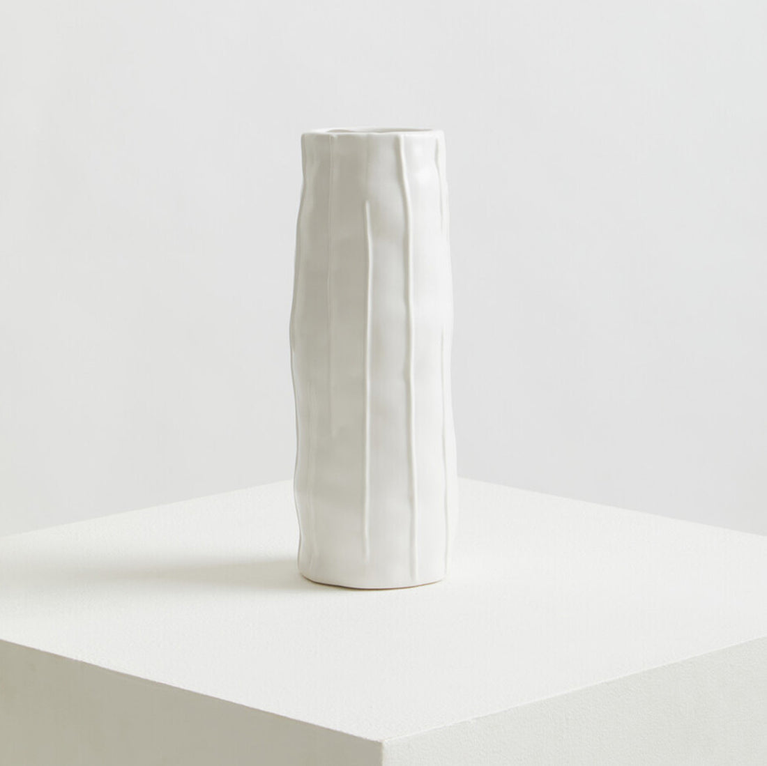 Fara White Large Vase