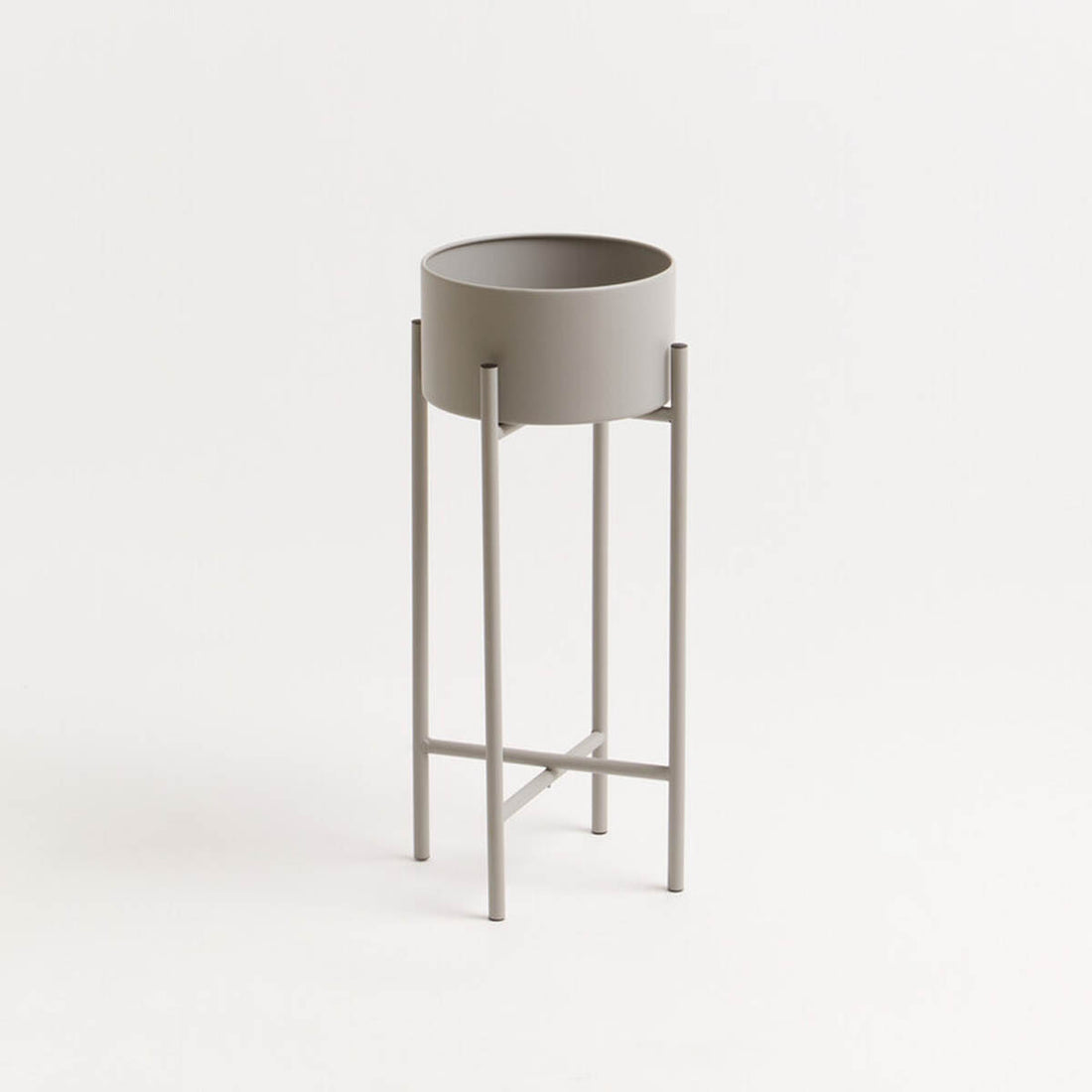 Trosa Small Grey Floor Standing Planter