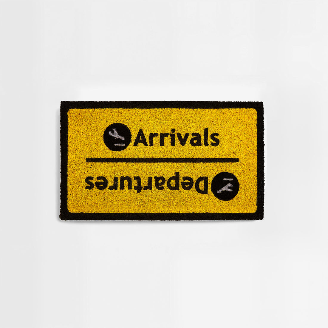 Filta Arrivals Departures Coir Doormat