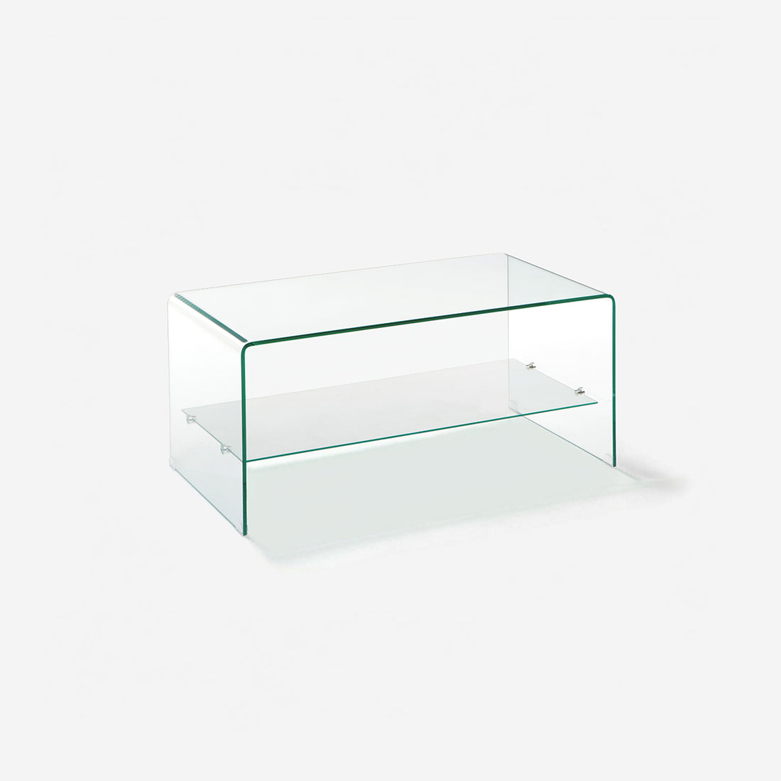 Matrix 2 Tier Bent Glass Coffee Table