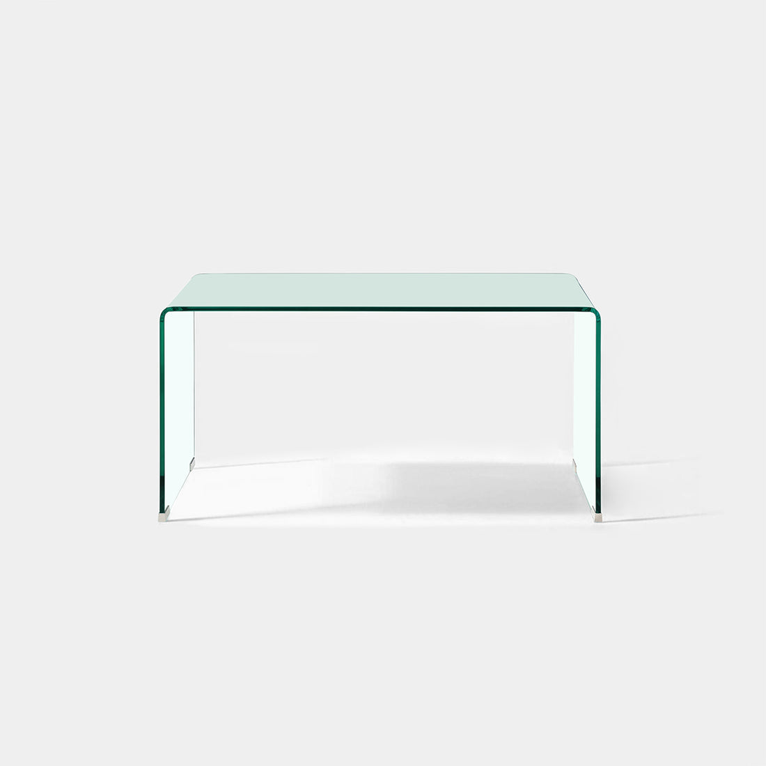 Matrix Clear Bent Glass Coffee Table