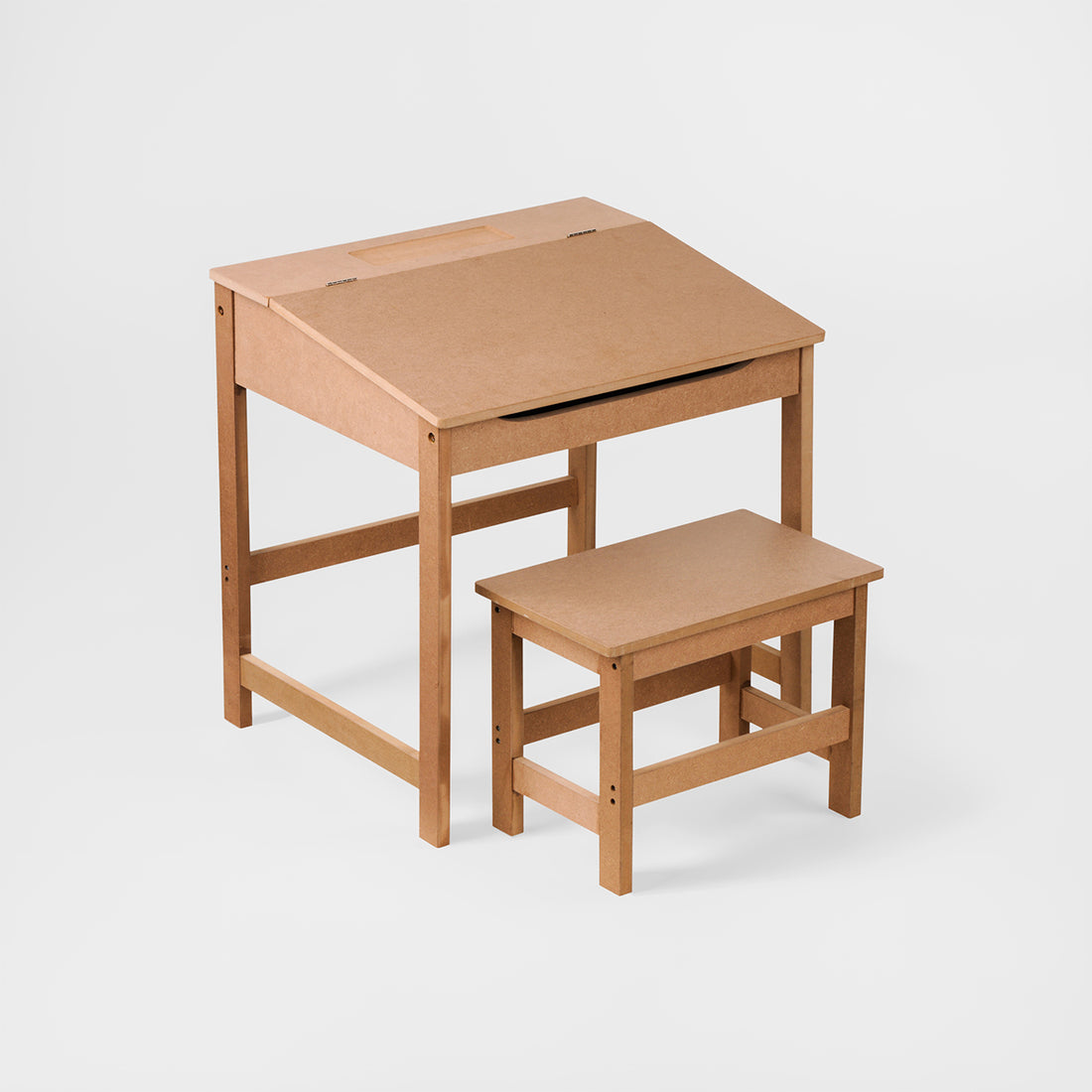 Jordan Childrens Natural Desk And Stool