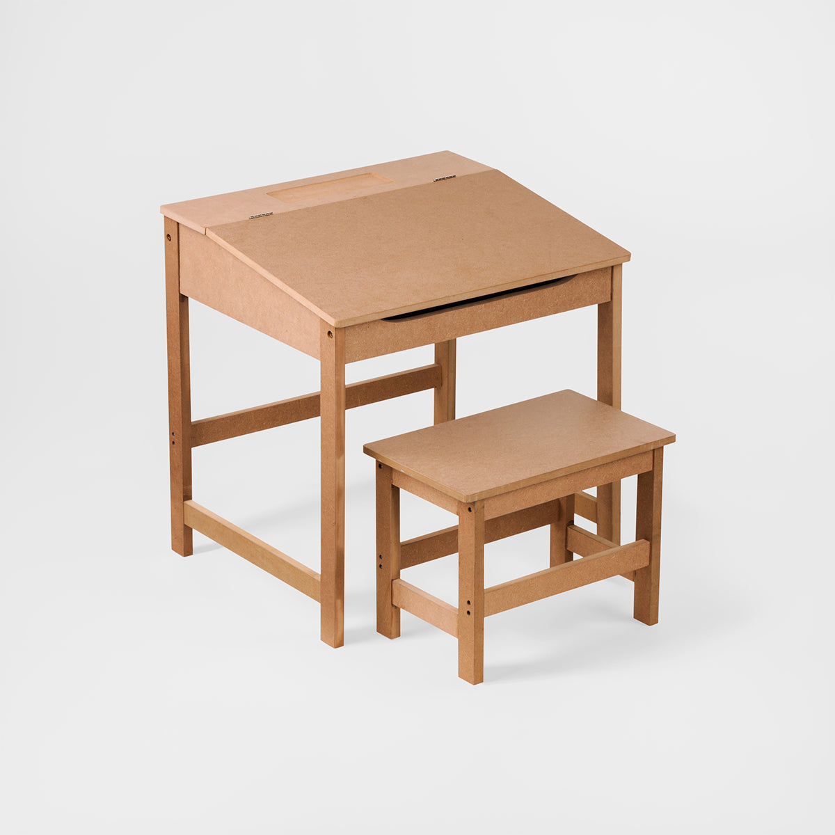 Jordan Childrens Natural Desk And Stool