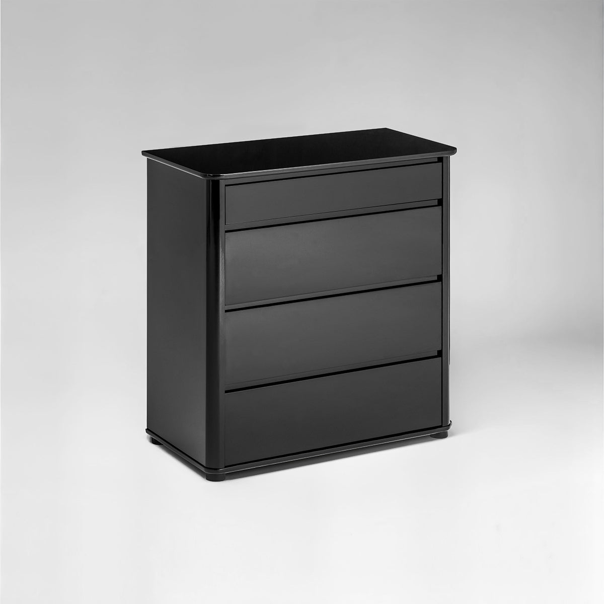 Moritz Black High Gloss 4 Drawer Chest