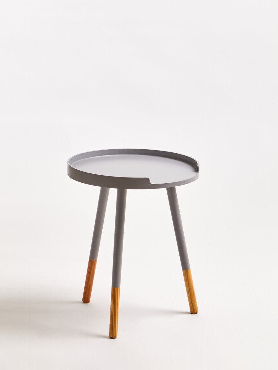 Viborg Grey Small Round Side Table