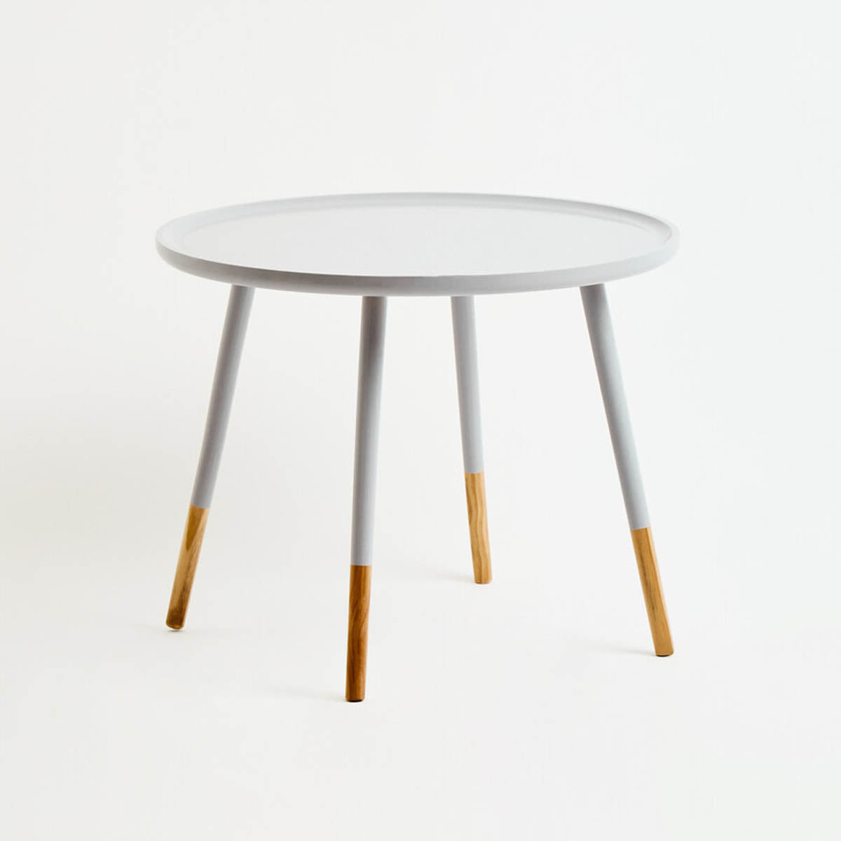 Viborg Grey Large Round Side Table