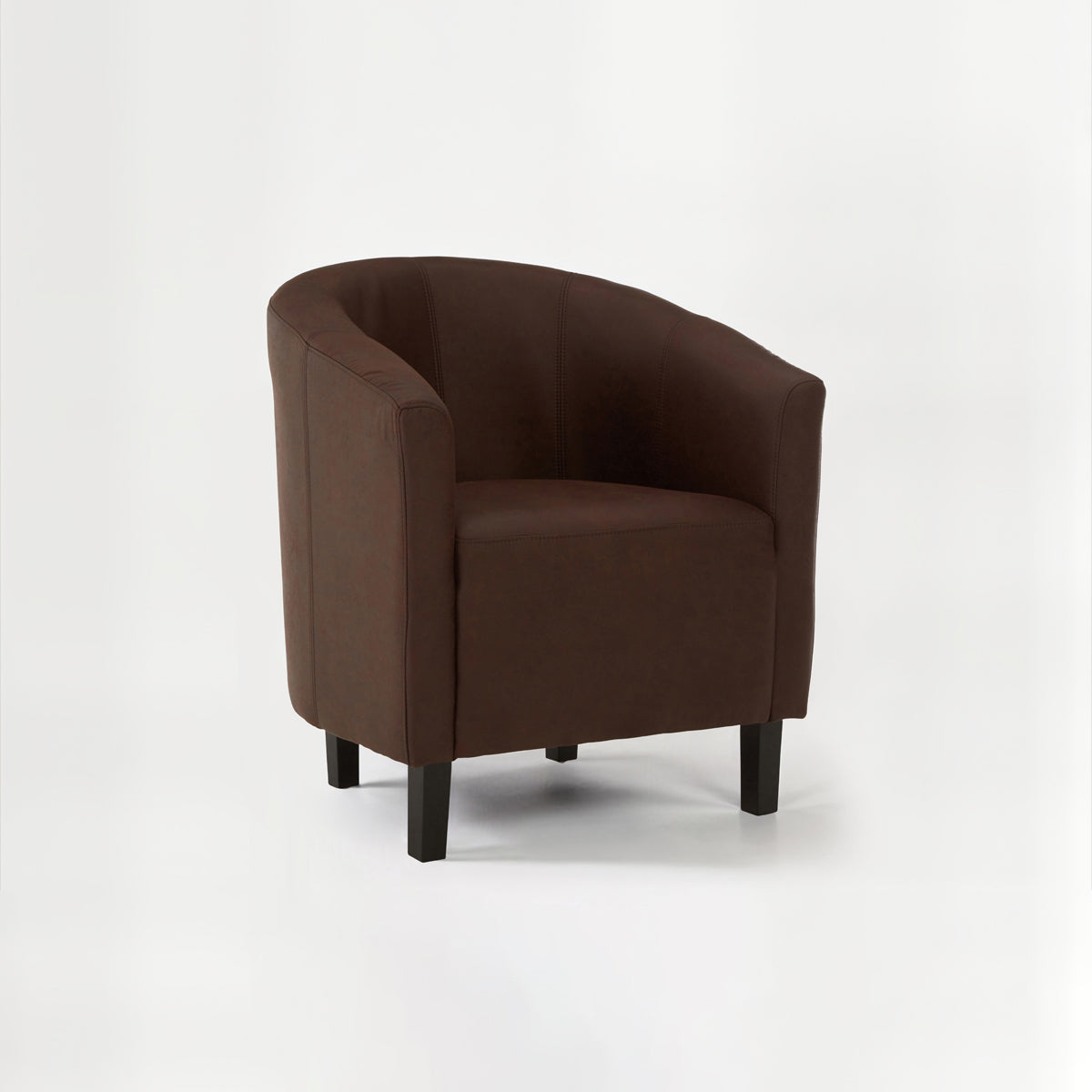 New Foundry Leather Effect Chair