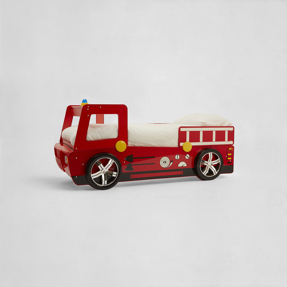 Kids Red Fire Engine Bed