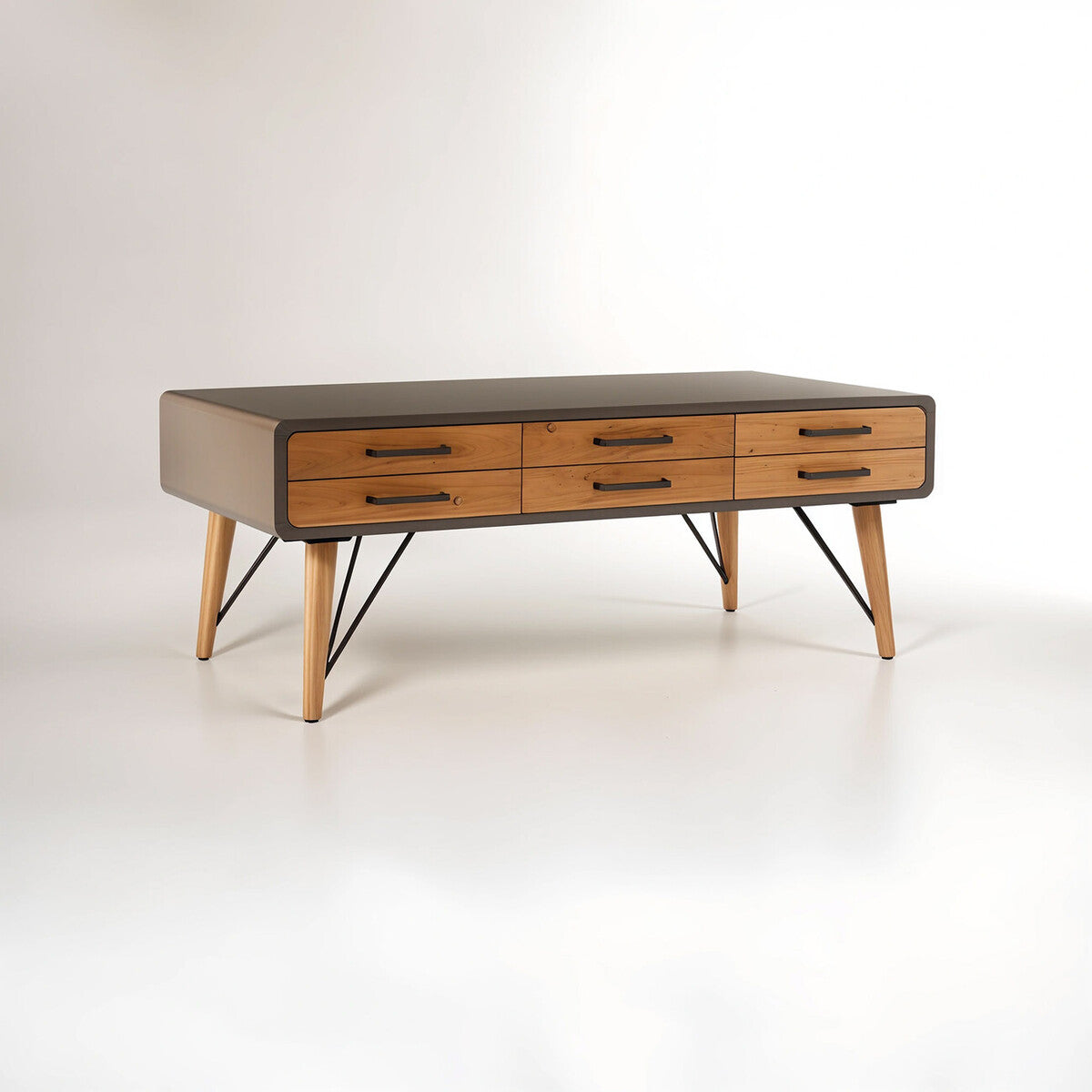 Trinity Coffee Table With Six Drawers