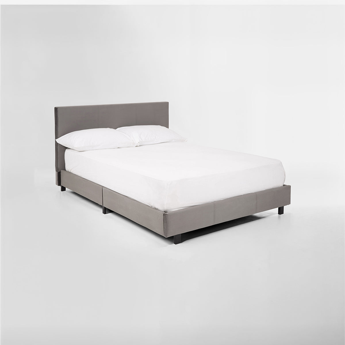 Napoli Grey King Bed