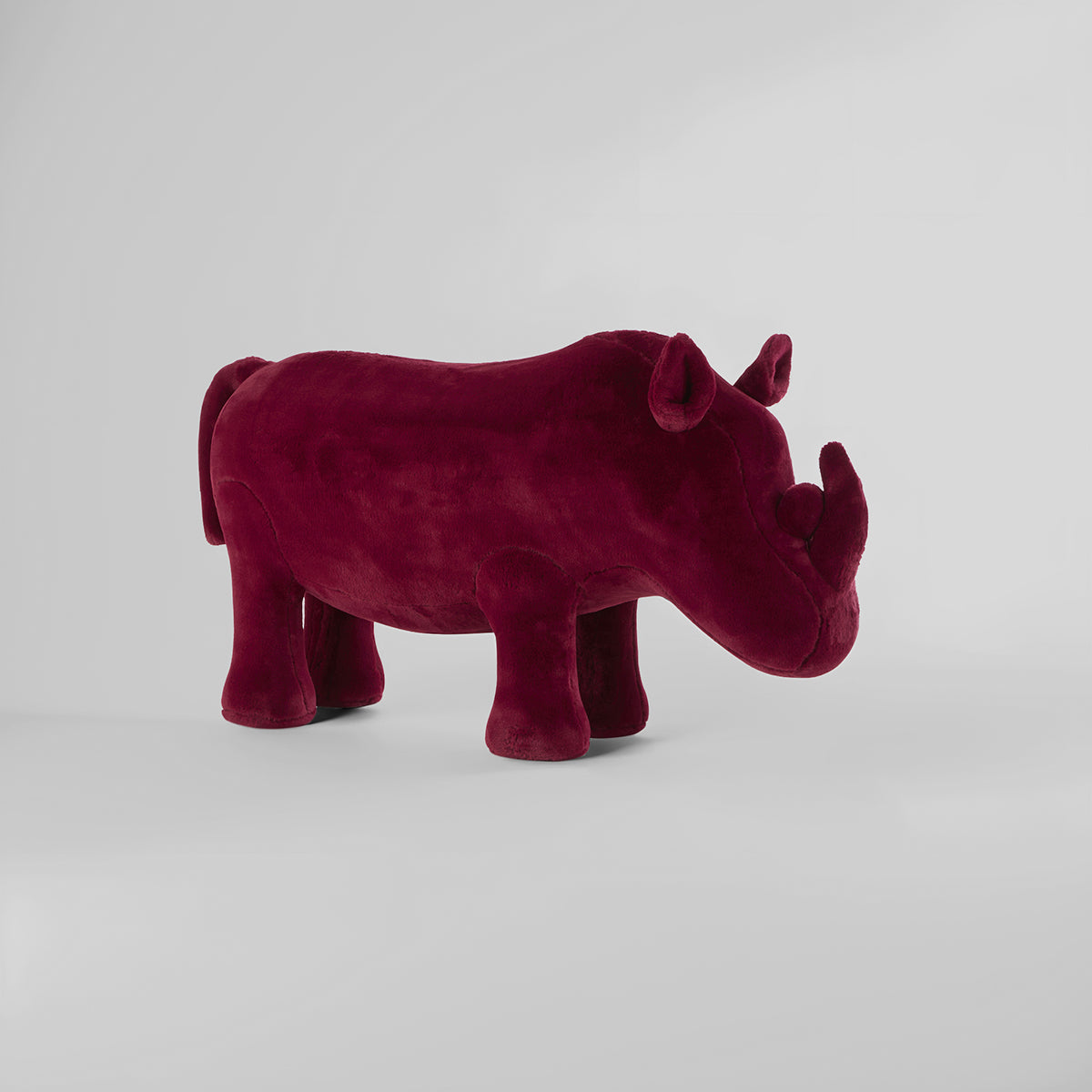 Rhino Maroon Animal Chair