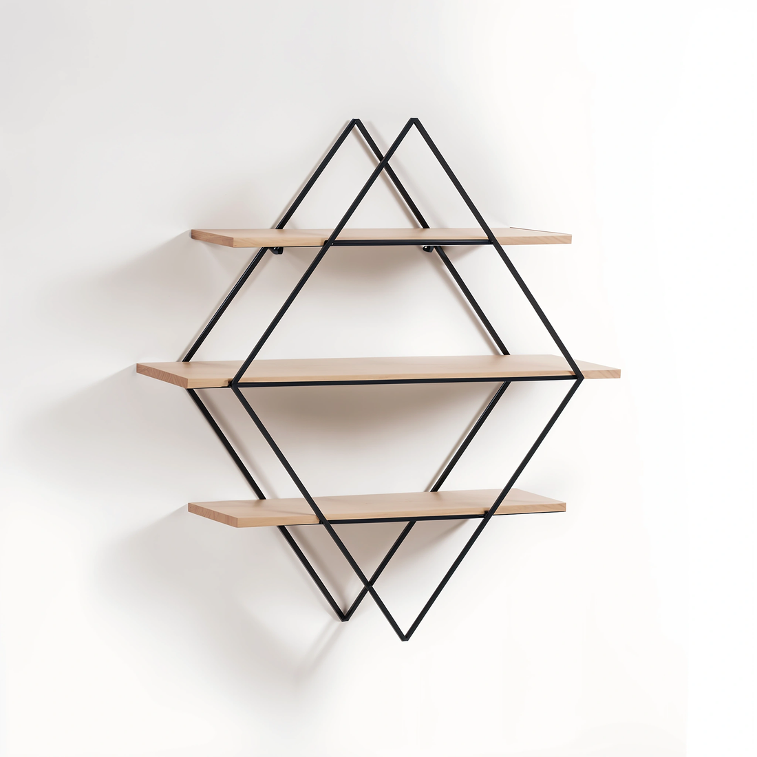 Brixton 3 Tier Rhombus Shelves