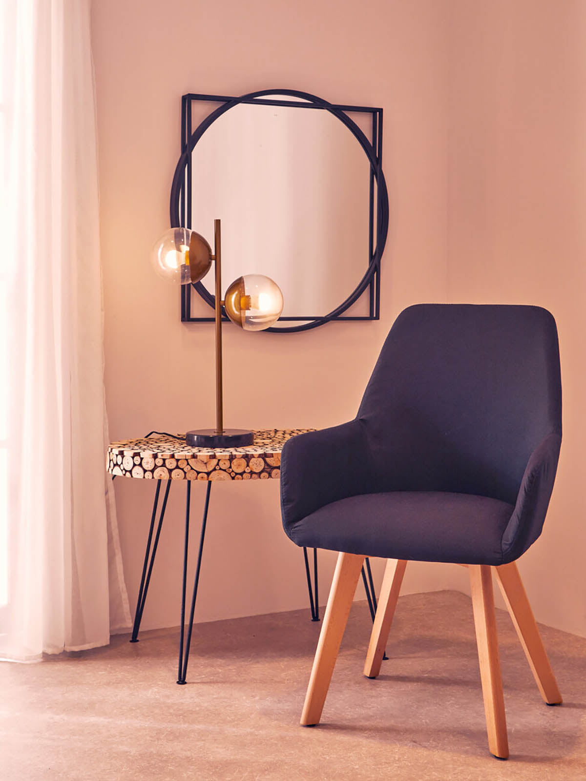 Stockholm Black Leisure Chair