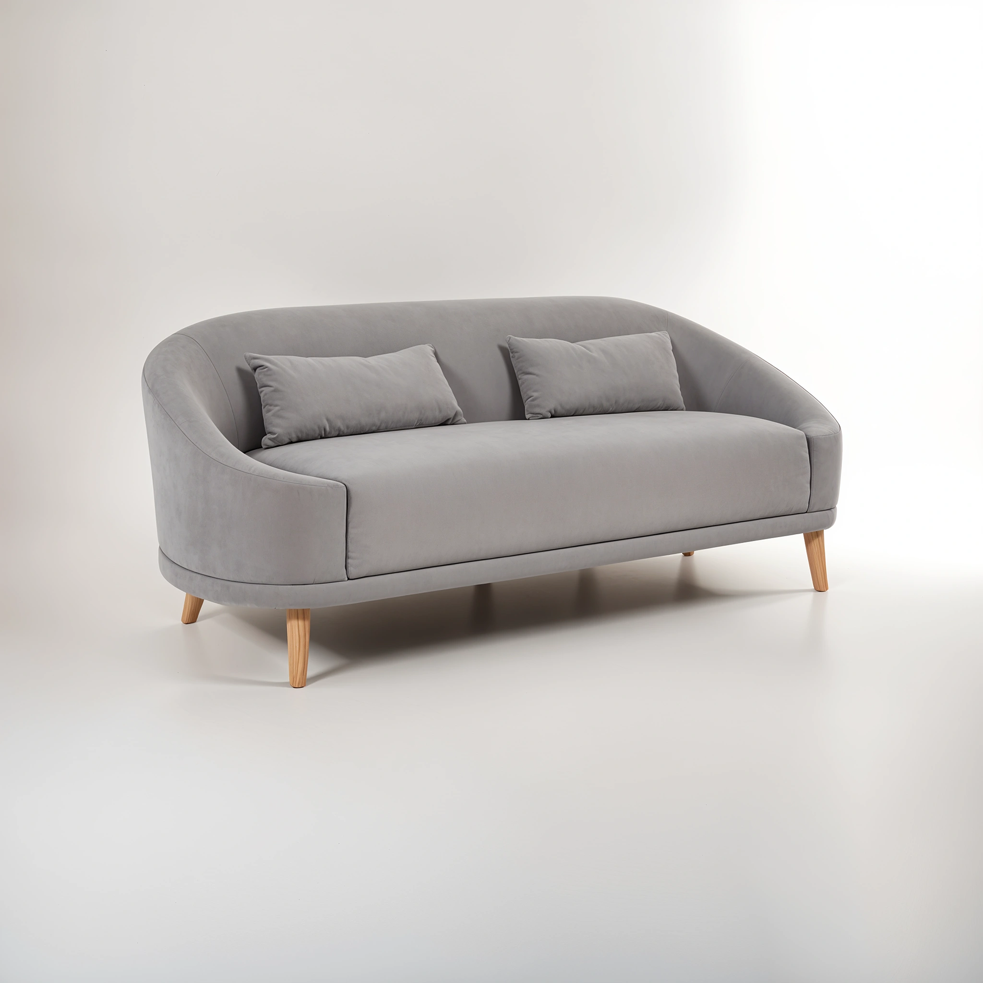 Holland Grey Linen Sofa