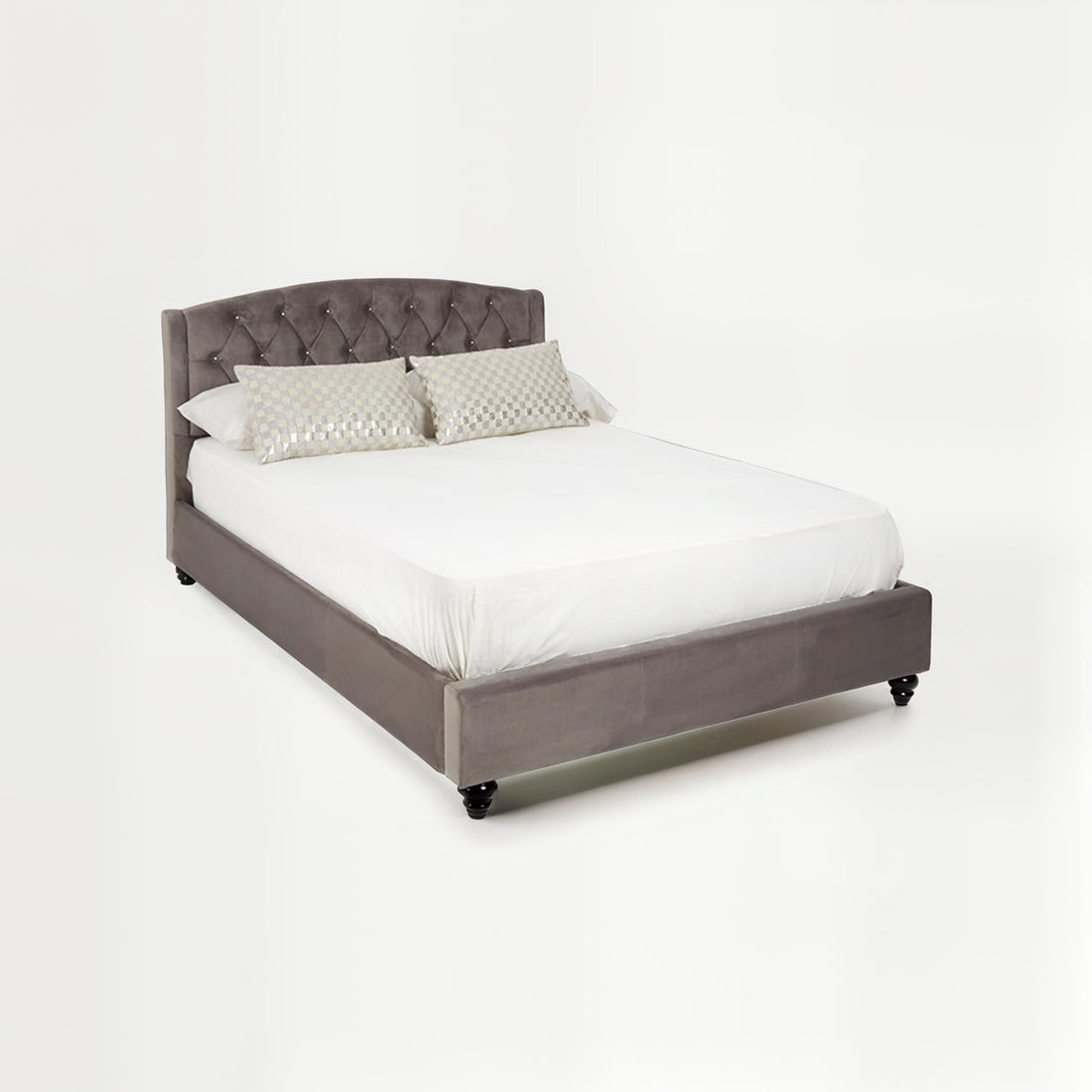 Josephine Steel Shade Double Bed